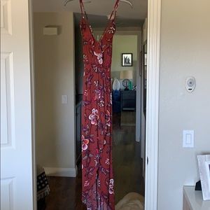 ASTR High-low cross back dress